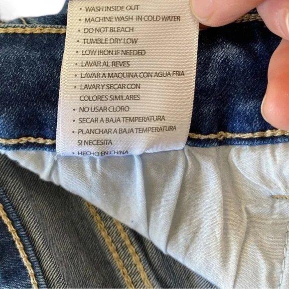 Kancan Womens Jean Shorts Size 5 Cutoff Distressed Denim - Picture 8 of 8